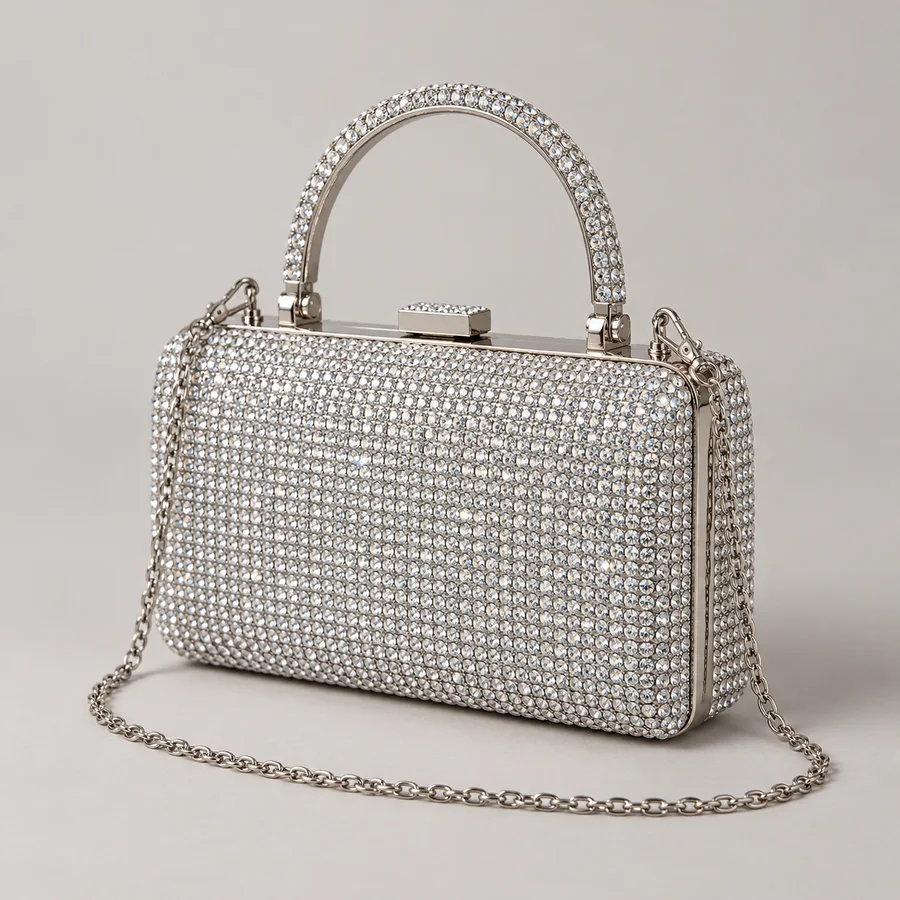 Crystal evening bag concept — AI concept image