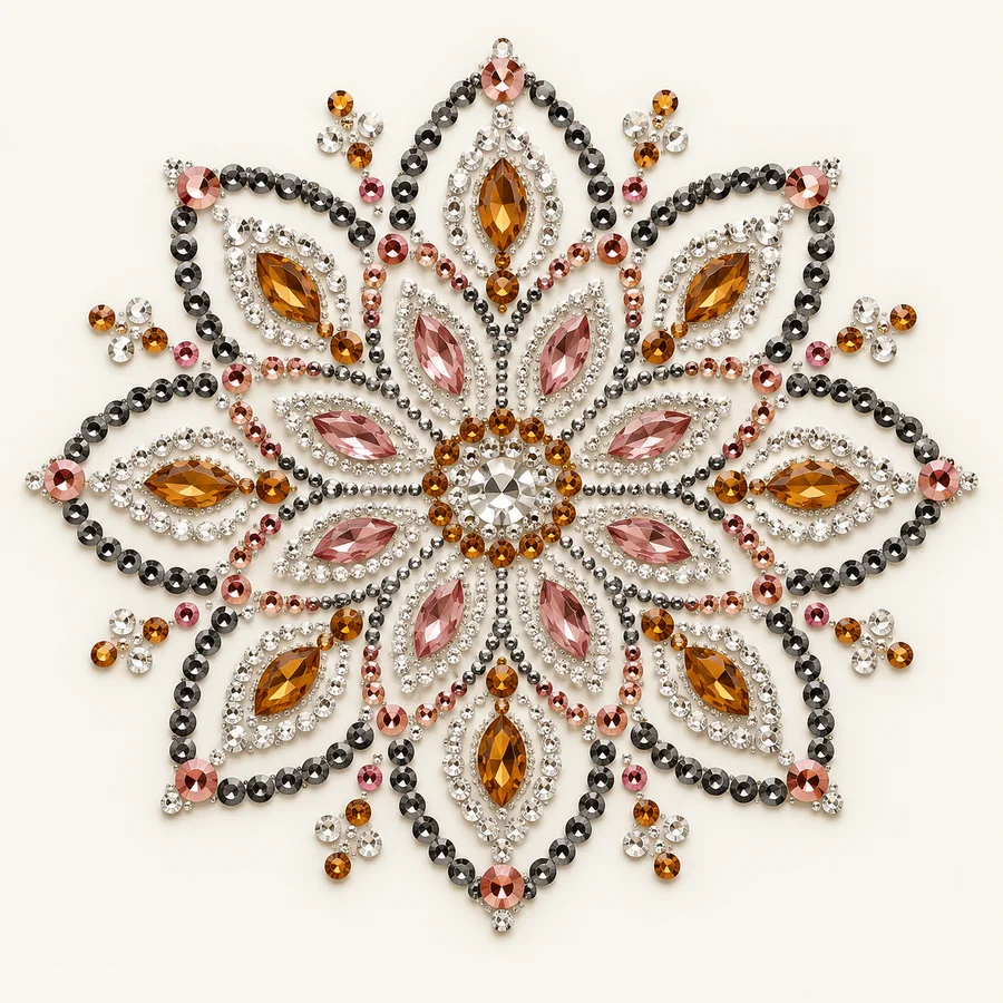 Rhinestone heat transfers — AI concept image